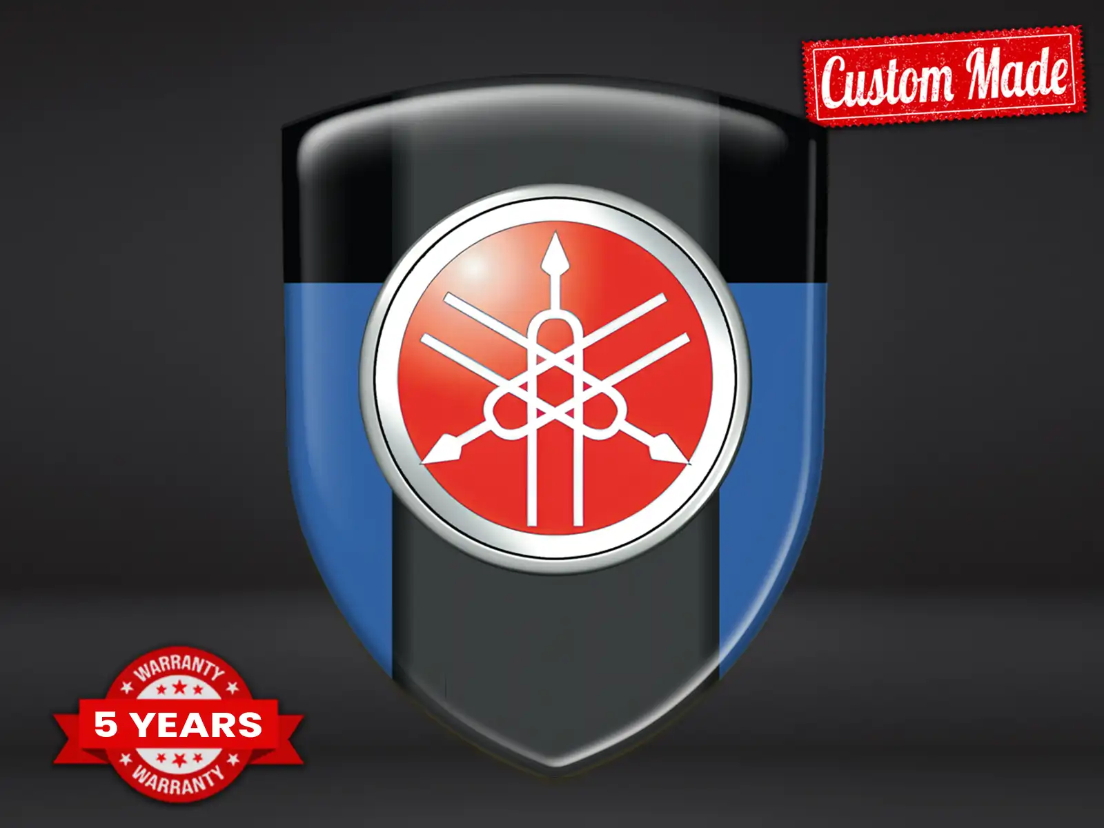 Yamaha Sticker Résine Design Drift Édition Limitée Badges Premium